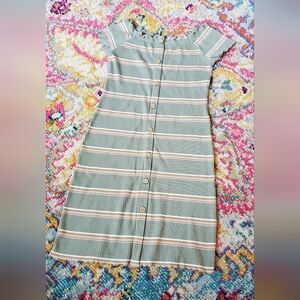 Arizona Jean Co. Bodycon Knit Summer Dress Off The Shoulder Dress Size Medium